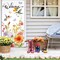 Welcome Butterfly Spring Door Cover Flower Butterfly Door Banner Cover Decorations Summer Banner Bird Flower Door Cover Spring Porch Sign Seasonal Party Decor for Indoor Outdoor Garden